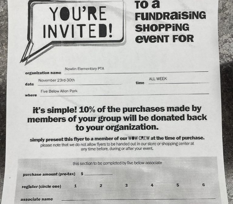 Five Below Fundraiser