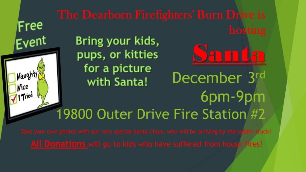 Dearborn Fire Department Burn Drive